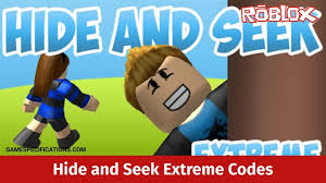 You are in the right place at rblx codes, hope you enjoy them! 9 Working Hide And Seek Extreme Codes June 2021 Game Specifications