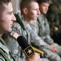 Oregon Air National Guardsmen Lt. Col. Jason Lay, left,