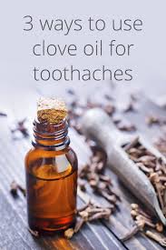 clove oil for toothache does it work
