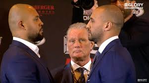 Badr hari says gerges will be getting beaten up on saturday night. Badr Hari And Hesdy Gerges Sqaure Off At Glory 51 Rotterdam Presser