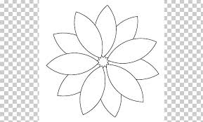 The template here has arrived with a good range of basic flower template. Petal Paper Template Flower Portable Document Format Png Clipart Angle Area Artwork Black And White Circle