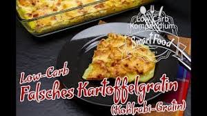 Maybe you would like to learn more about one of these? Falsches Kartoffelgratin Kohlrabi Gratin Low Carb Rezept Youtube