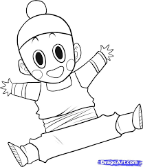 Found 59 free dragon ball z drawing tutorials which can be drawn using pencil, market, photoshop, illustrator just follow step by step directions. How To Draw Chiaotzu Step By Step Dragon Ball Z Characters Coloring Home