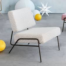 Wire Frame Slipper Chair Upholstered Chairs Living Room Chairs Chair