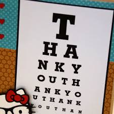A Star For Chiemi Eye Chart Thank You