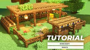 Minecraft] How To Build a Simple Barn for animals(Tutorial) - YouTube