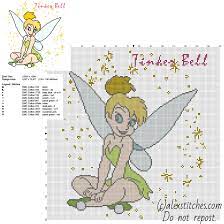 Unique cross stitch patterns for modern cross stitchers. Easy Tinkerbell Cross Stitch Pattern Novocom Top