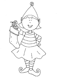 Girl elf dancing coloring page print. Elf On The Shelf 3 Coloring Page Free Printable Coloring Pages For Kids