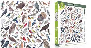 Birds Of Eastern North America Puzzle Go Bird Watching In The Comfort Of Your Own Home With This Puzzle That Reveals 120 Birds Of Eastern And Central N Bird Illustration Nyc Subway Map Colossal Art
