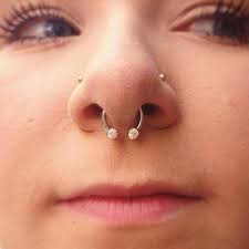 Triple Nose Piercing Nose Piercing Nose Ring Piercings