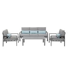 From the classical to the contemporary our tables and chairs are delightful in detail, lending a unique sense of style to both domestic and commercial grounds. Nymark Metal 5 Seater Coffee Set Coffee Table Room Seating