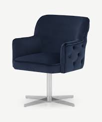 Excel, word, powerpoint, outlook usw. Upton Office Chair Royal Blue Velvet Chrome Made Com