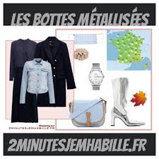La Meteo Est Toujours Aussi Moche Et Si On Osait Les Bottes Metallisees Tous Les Conseils Sur 2minutesjemhabille Fr Bottes S Habiller Style Blogger Bottes