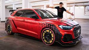 Însoţitorul urban ideal pentru stilul de viaţă modern: One Off Widebody Audi A1 Sportback With 400 Hp Is A Wild Hot Hatch