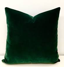 Luxury Dark Green Velvet Throw Pillow Velvet Pillow Cover Etsy Green Velvet Pillow Green Pillows Green Throw Pillows