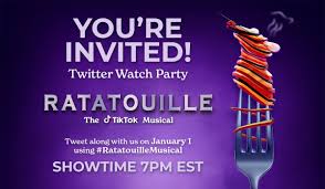 Remy and his pal linguini set in motion a hilarious chain of events that turns the city of lights upside down. Ratatouille Musical On Twitter Join Us Tonight For A Ratatouillemusical Twitter Watch Party On At 7 Pm Est During The Live Streaming Of The Show Tweet Along With Us Using Ratatouillemusical Https T Co Diodqe1dqs