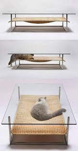 table basse avec hamac pour minou pet furniture cat furniture cat room