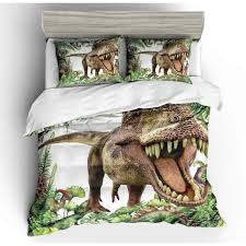 Housse de couette maestro gris carre blanc. Housse De Couette Dinosaure 3d Parure De Lit Dinosaure Animal Jur Dultes Lit 140 200 220 1 Et 2 Personnes 09 King 220 230cm 4 Pcs Cdiscount Maison