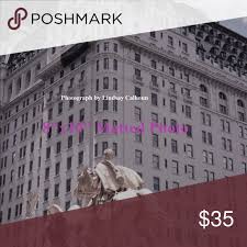 The Plaza Nyc 8 X10 Matted Photo In 2020 Photo Nyc Plaza Hotel