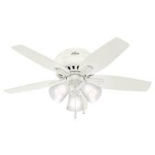 This low profile ceiling fan throws focus on the limited space for air revolving. 42 Led Low Profile Lighted Ceiling Fan Hunter Fan Target