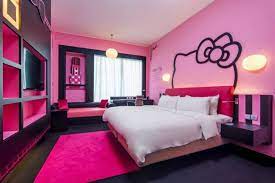 Chinese Custom Theme Hotel Cute Hello Kitty Mahogany Bedroom Furniture China Outdoor Hotel Furniture Foshan Hotel Furniture