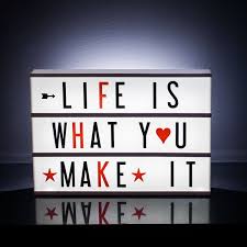 17 X 12 X 2 25 Large Cinema Light Box Light Box Quotes Cinema Light Box Quotes Light Letters