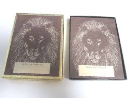 Vintage Box Of 49 Lion Bookplates Antioch Bookplate Co Booklover Gift Antiochbookplateco Book Plates Book Lovers Gifts Vintage Box