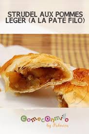 Strudel Aux Pommes Leger A La Pate Filo Strudel Aux Pommes Pate Filo Recette Pate Filo