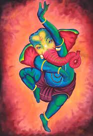 Dancing Ganesha Neon Color Painting Fluorescent Painting Etsy Dancing Ganesha Ganesha Painting Lord Ganesha Paintings Black ganesha elephant drawing on white background vector. dancing ganesha neon color painting