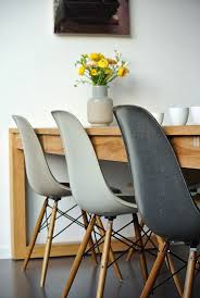 Love These Neutral Color Combos Of Eames Side Chairs Eames Dining Chair Eames Dining Home Decor