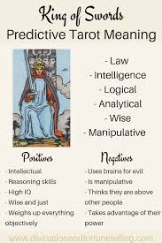 I have read a lot of different meanings for tarot each card. Future Tarot Meanings King Of Swords Lisa Boswell