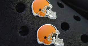 Jibbitz Jibbitz Nfl Charms 2 Pack Cleveland Browns One Color 2 Pack Jibbitz 5 95 Fits Most Crocs Nfl Jewelry Accessories Shoe Care