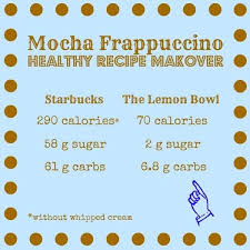 For a chill that only tastes decadent. Healthy Starbucks Mocha Frappuccino The Lemon Bowl