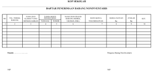 Hampir semua provinsi memiliki barang tambang dengan berbagai kegunaan. Daftar Penerimaan Barang Non Inventaris Docx File Berkas Sekolah