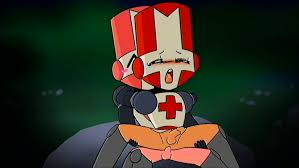 Castle Crashers Pink Knight Forest Retro Artstyle - Lewd.ninja