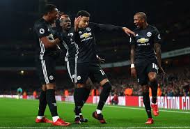 Two clubs that are struggling to win all the trophies in england every season. English Premier League Report Arsenal V Manchester United 02 December