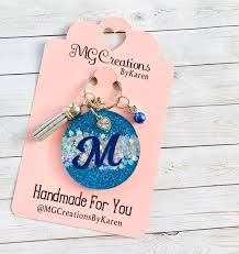 Monogram Keychain Name Keychain Name Purse Tag Custom Name Etsy Monogram Keychain Keychain Design Acrylic Keychains