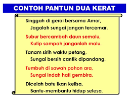 Marilah kita belajar pantun dan menjadi anak yang baik. Pantun Dua Kerat Lawak Belajar Seni Itu Mudah Kumpulan Cute766