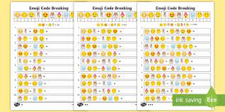 It is a season of happiness, bonding and large amount of exciting. Emoji Maths Code Breaking Worksheets Ks2 Twinkl