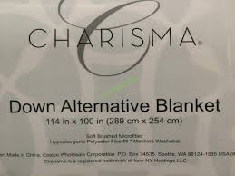 Charisma king blanket 112 x 92. Charisma Down Alternative King Blanket Costcochaser