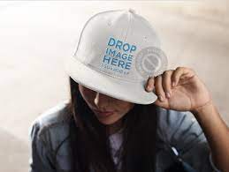 Snapback Hat Mockup Of A Trendy Girl 11712a Trendy Girl Snapback Hats Cool Hats