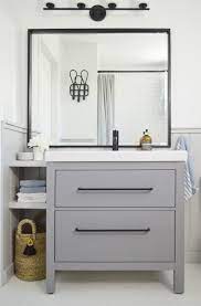 My friend linda wanted to replace her giant bathroom vanity with a smaller, stylish vanity. Diy Guest Bathroom Renovation For Under 2 000 Before After Photos And Cost Breakdown Ich Designer