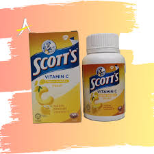 Jelaskan kebaikan dan kesan pengambilan vitamin c (vitamin c supplement) kepada kulit? Scott S Vitamin C Pastilles Mango Flavour 50 S