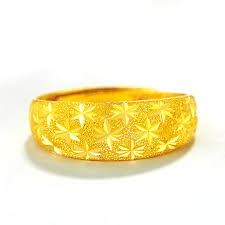 Ciri utama batu pasir emas asli : Murni 24k Kuning Emas Cincin 999 Emas Wanita Batu Pasir Penuh Bintang Cincin Rings Aliexpress