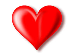 Classic red heart on a white background. Heart Png Free Images Download