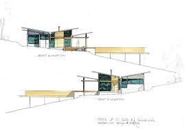 Noosa Hinterland Project Floorplan Sketch Building Design Glass House Floor Plans
