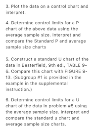 Solved Attribute Control Charts 1 Provide An Example No