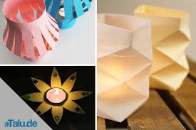 So macht ihr euch süße weihnachtsdekoration selbst. Teelichthalter Aus Papier Basteln 4 Bastelanleitungen Talu De