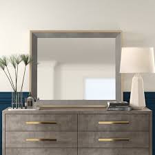 Mercury Row Dahle Modern Contemporary Beveled Dresser Mirror Wayfair In 2020 Dresser With Mirror Home Decor Modern Contemporary