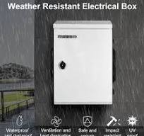 Nueva Caja Eléctrica Para Exteriores Mejorada, Impermeable IP65, Placa